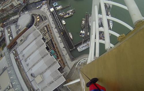 Freightbook President Abseils 100m to raise funds for The Dream Trust