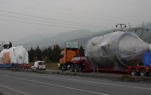 MTS Logistics Deliver Huge Boiler from Belgium to Turkey