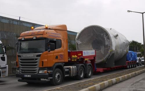 MTS Logistics Deliver Huge Boiler from Belgium to Turkey