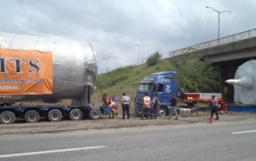 MTS Logistics Deliver Huge Boiler from Belgium to Turkey