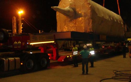 MTS Logistics Deliver Huge Boiler from Belgium to Turkey