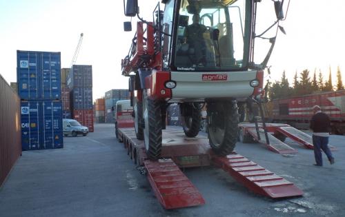 MTS Logistics Transport Agricultural Machinery from Belgium to Turkey