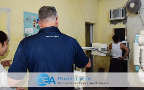 CEA Myanmar Deliver Important X-Ray Machines