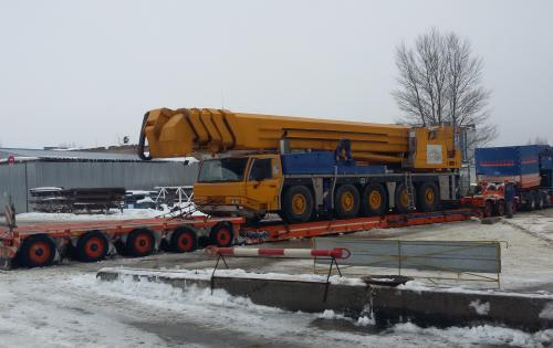 Freightbook Agents Transport Cherry Picker from Chernobyl to Germany