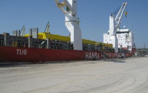 Veslam Shipping lead the Constructions of STS PACECO Crane in Constanta Port