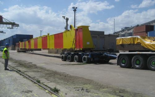 Veslam Shipping lead the Constructions of STS PACECO Crane in Constanta Port