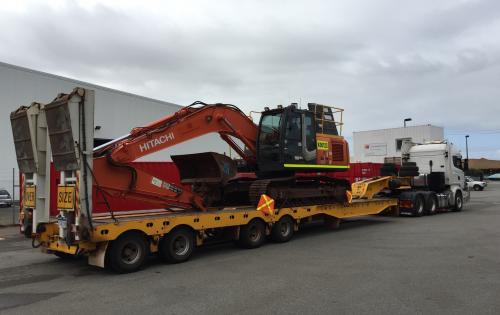 Westlink Logistics Manage Transport of Earth Moving Machines