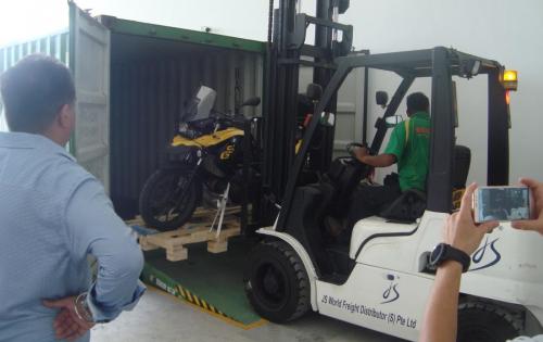 JS World Freight Distributor Assists in BMW Motorbike Trip to South Korea