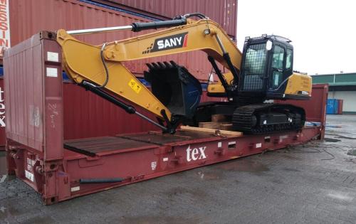 LCL Logistix with JCB Shipment from India to Ghana