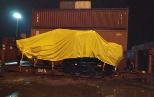 LCL Logistix with JCB Shipment from India to Ghana