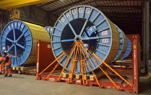 ITS Ship Large Cable Reels to the UAE