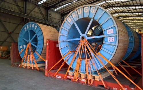 ITS Ship Large Cable Reels to the UAE