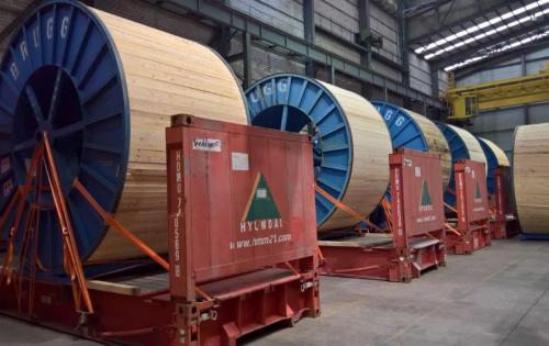 ITS Ship Large Cable Reels to the UAE