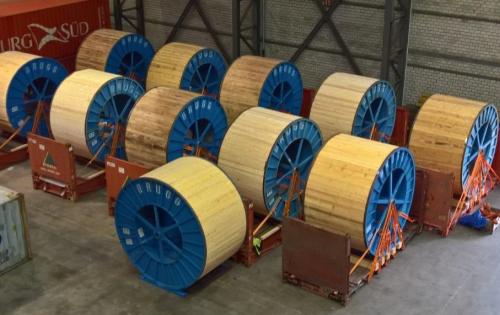 ITS Ship Large Cable Reels to the UAE