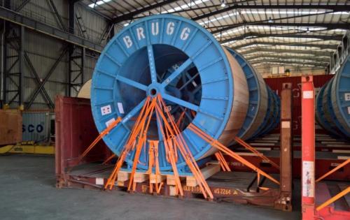 ITS Ship Large Cable Reels to the UAE