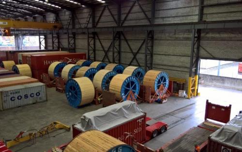 ITS Ship Large Cable Reels to the UAE