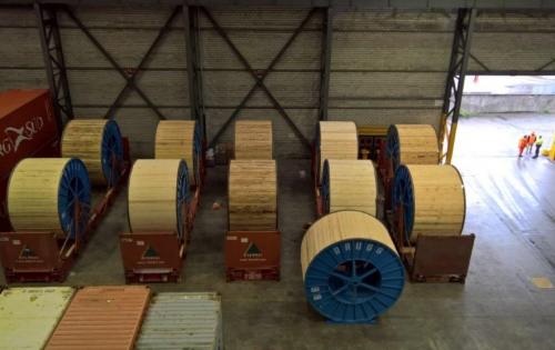 ITS Ship Large Cable Reels to the UAE