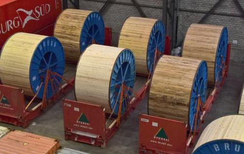 ITS Ship Large Cable Reels to the UAE