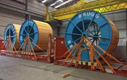 ITS Ship Large Cable Reels to the UAE