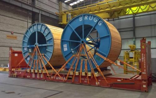 ITS Ship Large Cable Reels to the UAE