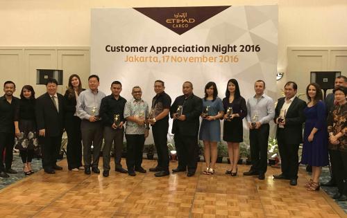 Trans Pacific International Logistics Win Etihad Cargo 'Top Customer Award 2016'