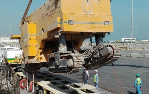 Turk Heavy Transport Receive Surface Miners in Bahrain