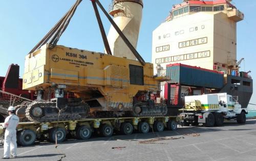 Turk Heavy Transport Receive Surface Miners in Bahrain