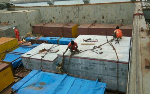 LCL Logistix with Breakbulk Shipment from Chennai to Dakar