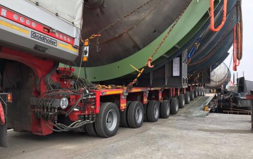 FREJA Successfully Handle Another Transport of Evaporation Units