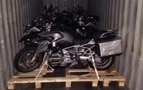 JS World Freight Handle Another Shipment of Motorbikes