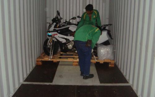 JS World Freight Handle Another Shipment of Motorbikes