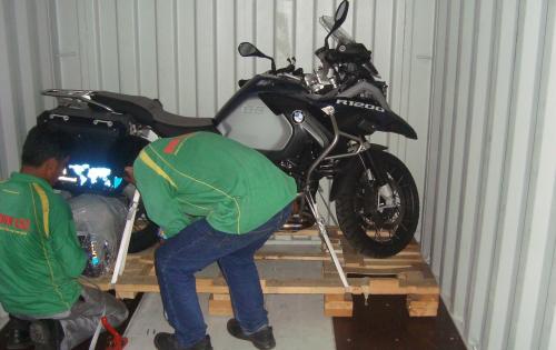 JS World Freight Handle Another Shipment of Motorbikes