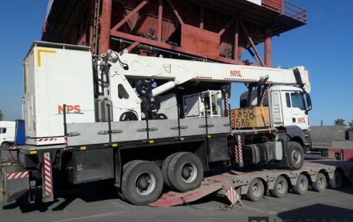 Crane shipped from Erbil to Tunis by Headway Global in Turkey