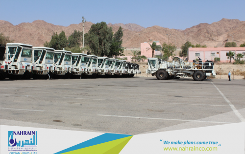 Al Nahrain Transport 22 Heavy Vehicles from Jordan to Iraq