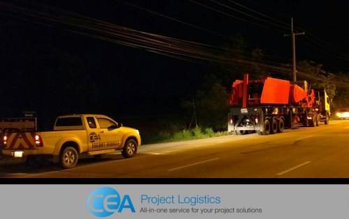 CEA Project Logistics Deliver Rock Crusher Machine in Thailand