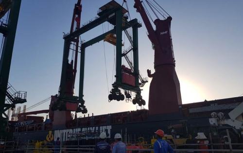 Wilhelmsen Handles 23,400frt of Port Handling Equipment