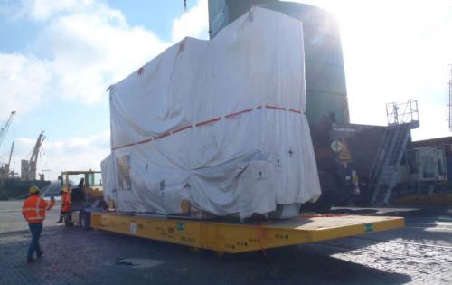 Europe Cargo Load MV. Rochefort at Antwerp Port