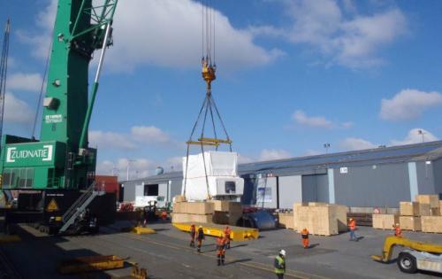 Europe Cargo Load MV. Rochefort at Antwerp Port