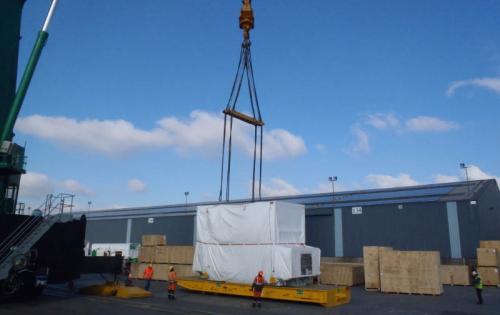 Europe Cargo Load MV. Rochefort at Antwerp Port