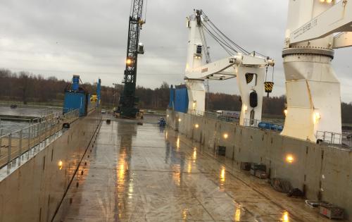 Europe Cargo Arranges the Double Port-Call of MV. Rolldock Storm