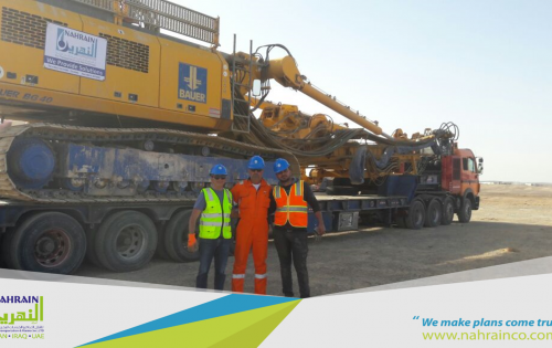 Al Nahrain Move CAT Excavator from Jordan to Saudi Arabia