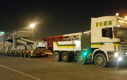 Turk Logistics Execute Transport of Oil Rig Equipment