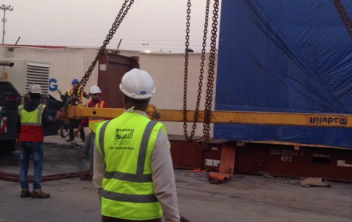 Al Nahrain Deliver OOG Machinery in Iraq