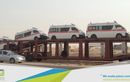 Al Nahrain Handle, Clear & Deliver Ambulances in Iraq