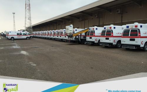 Al Nahrain Handle, Clear & Deliver Ambulances in Iraq