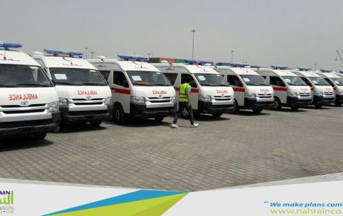 Al Nahrain Handle, Clear & Deliver Ambulances in Iraq