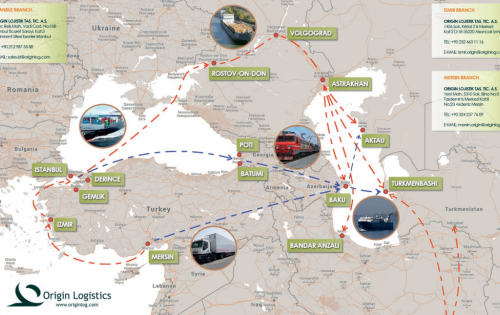 Origin Logistics with Transshipment of Cargo in Derince