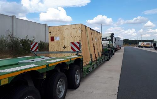 GRUBER Ships 4 Heavy Wooden Cases from Germany to India