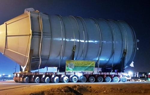 Turk Heavy Transport Deliver for Alba Pot Line 6 Project