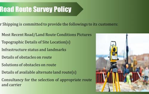 Star Shipping Launch Land Route Survey Service